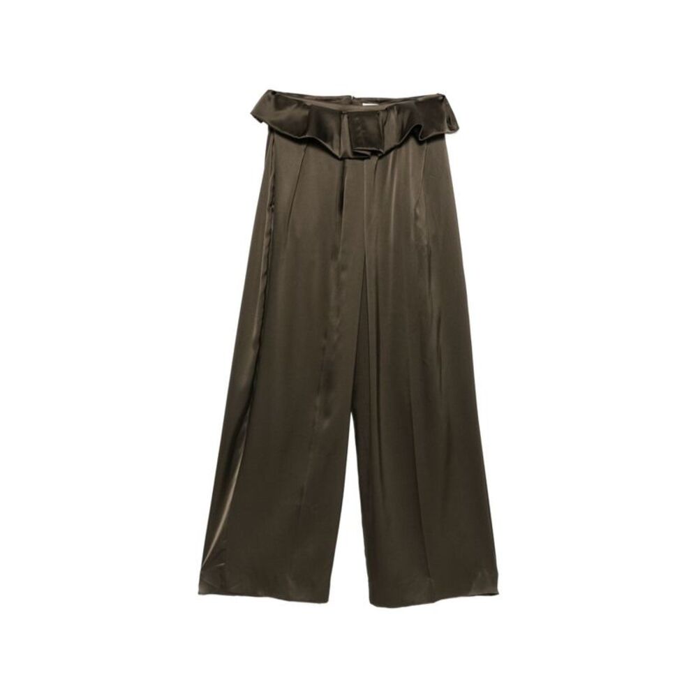 Khaite Women Kira Silk Trousers